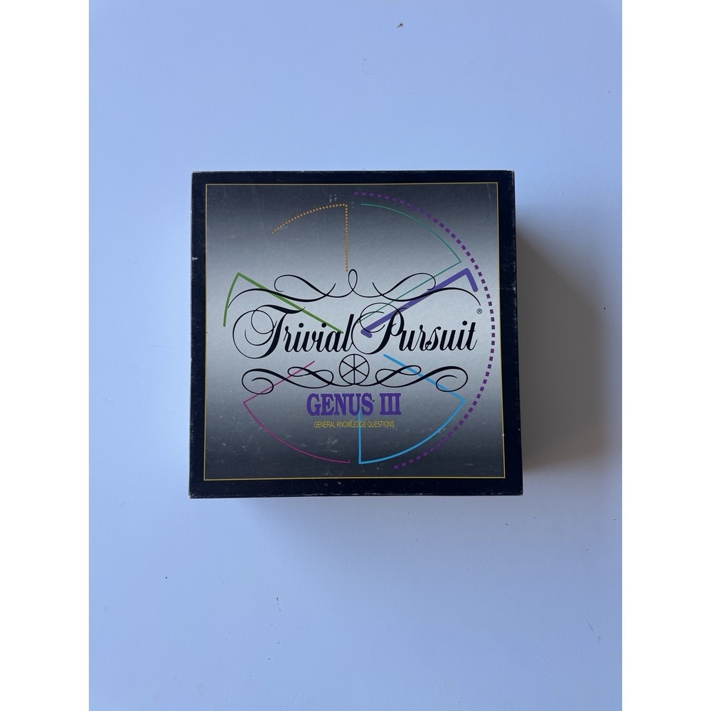 Trivial Pursuit: Genus III master board game.